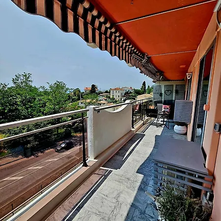 Διαμέρισμα T2 Vue Avec Grande Terrasse & Parking 4 Min - Spiritoffamily06 *