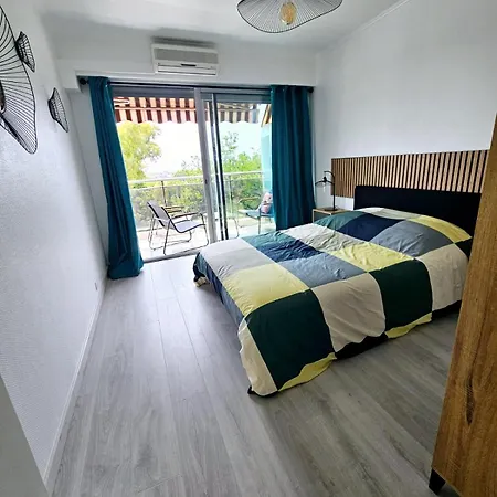 T2 Vue Avec Grande Terrasse & Parking 4 Min - Spiritoffamily06 Διαμέρισμα Καν-συρ-Μερ